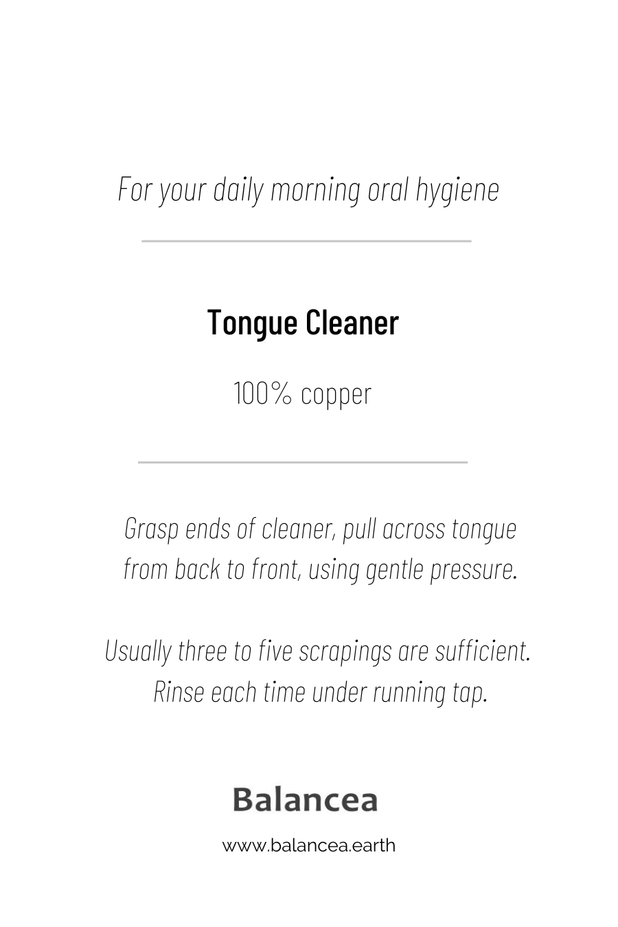Koperen Tongschraper